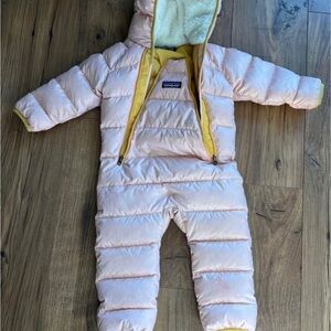 Patagonia Pink and Yellow Kids Bodysuit